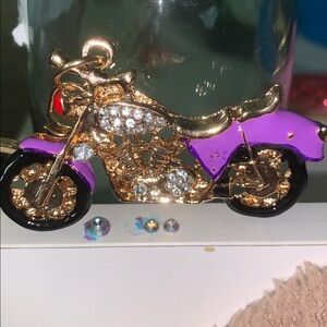 Motorcycle purse/bag charm Keychain
